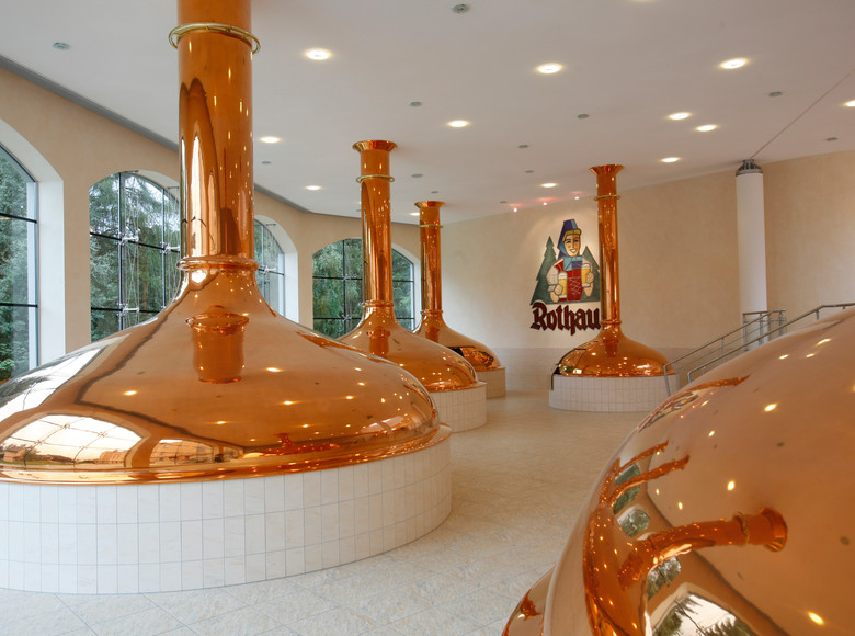 Kupferkessel im Rothaus Museum