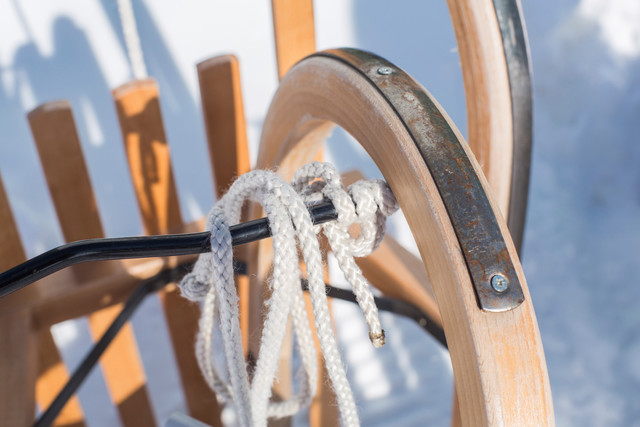 Rodeln am Rodelhang Kuhberg.