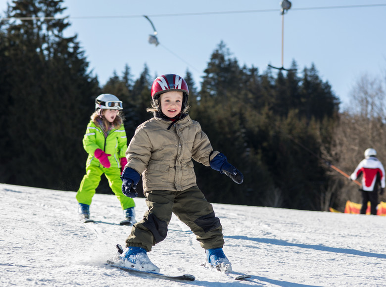 Und immer schön dran denken: "Beim Bremsen bilden die Skier ein großes Stück Pizza!"