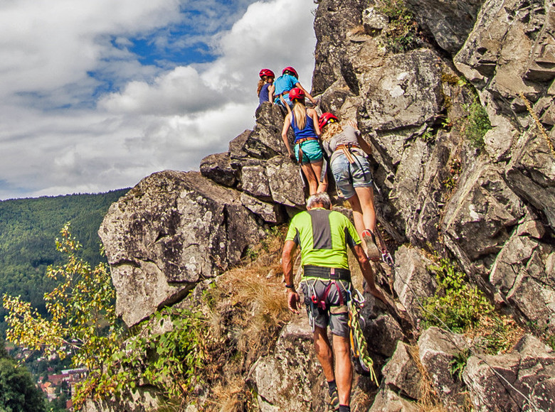Klettern: Die beste Möglichkeit, Luft unter den Füßen zu spüren!