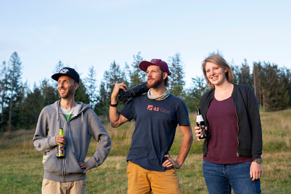 Hanna Kienzler (rechts)