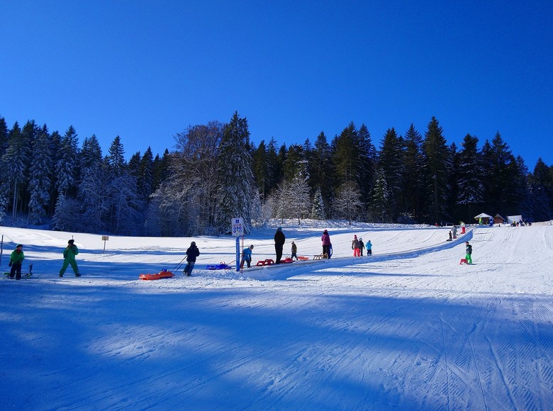 Rodeln am Skilift Kalte Herberge.