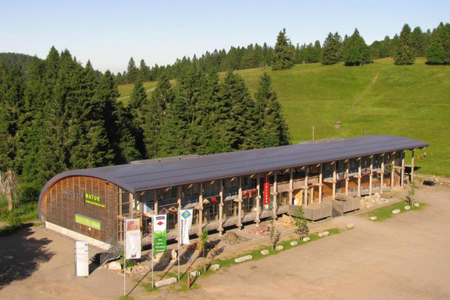 Blick auf das Haus der Natur
