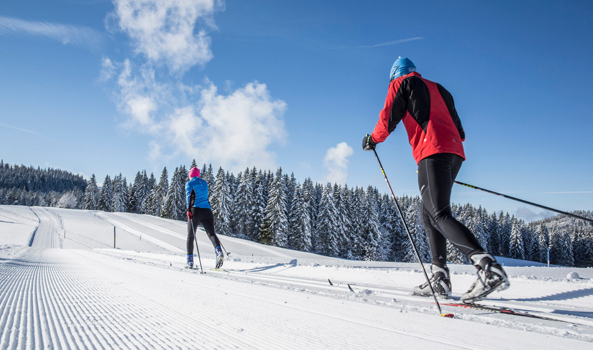 Immer in der richtigen Spur mit diesen Loipen.
