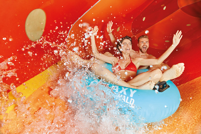 Spaß und Action gibt es im Rutschenuniversum, das mit 23 Rutschen für jedes alter etwas zu bieten hat.