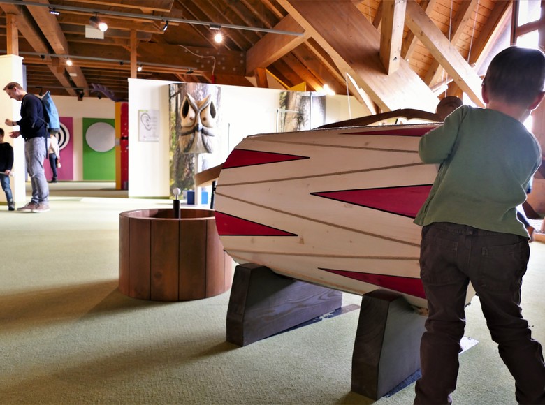 Im Schwarzwald Haus der Sinne gibt es einiges zu entdecken.