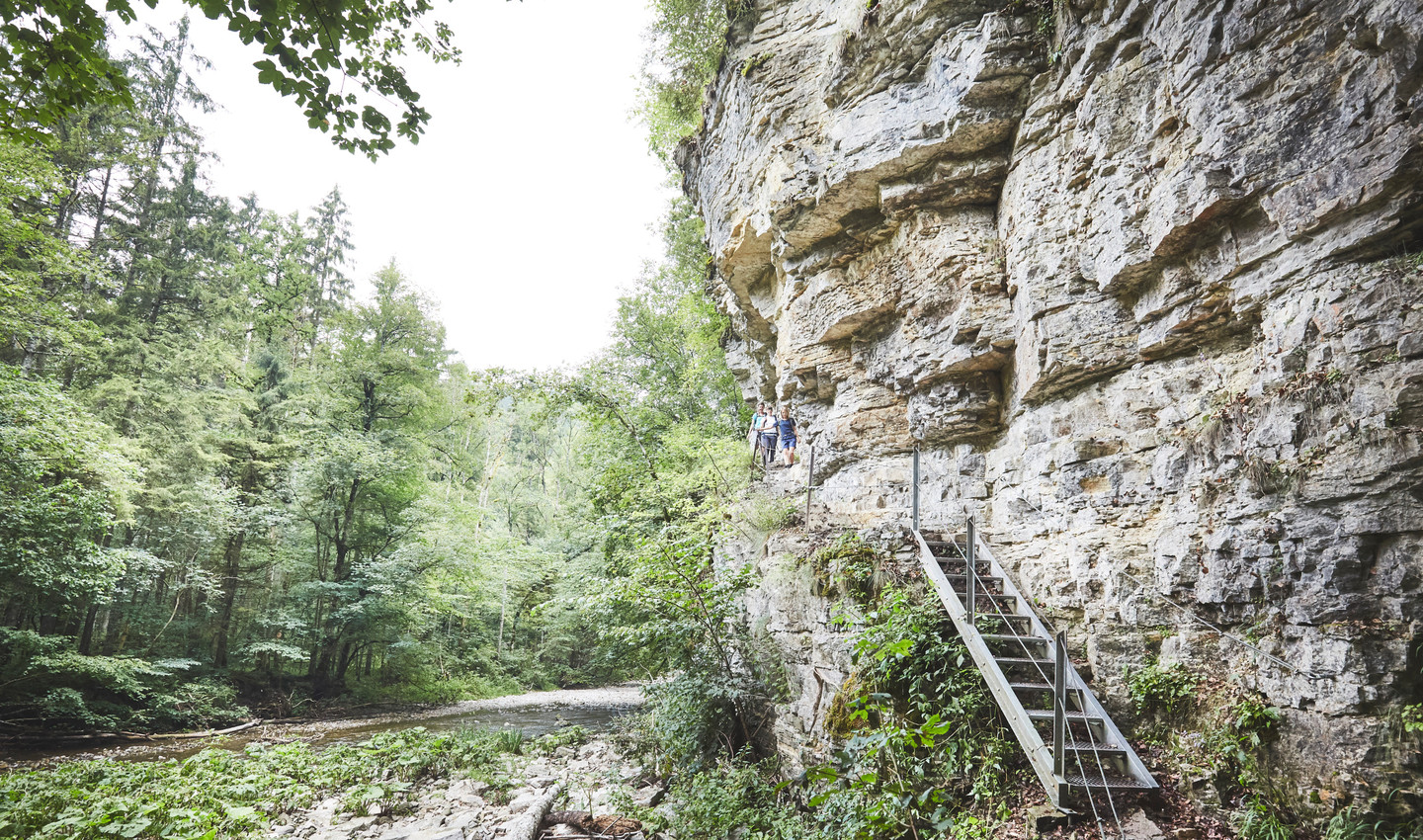 Wander in der Wutachschlucht