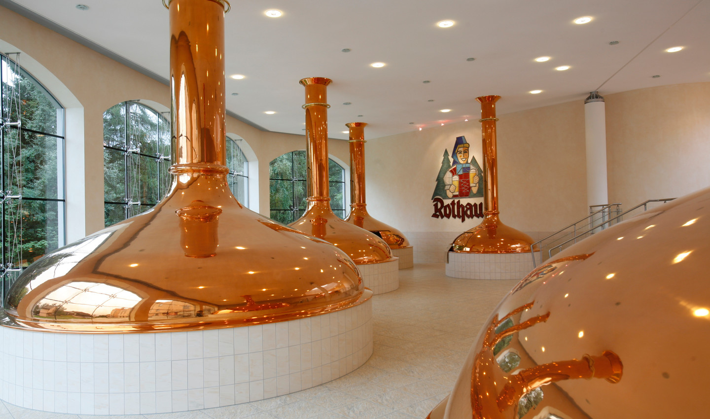 Kupferkessel im Rothaus Museum