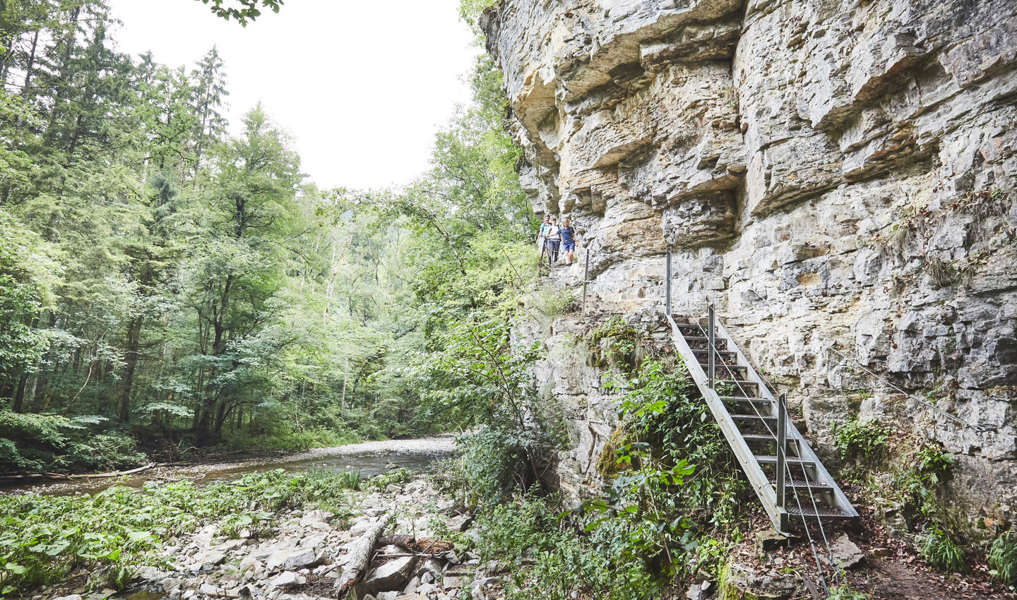 Wander in der Wutachschlucht