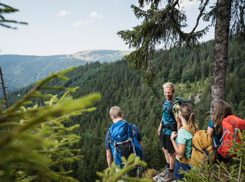 Wandern mit einem herrlichen Ausblick