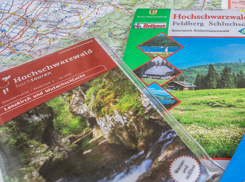 Umsichtige Reisende haben stets eine Karte im Gepäck!