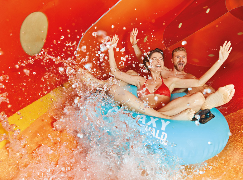 Spaß und Action gibt es im Rutschenuniversum, das mit 23 Rutschen für jedes alter etwas zu bieten hat.