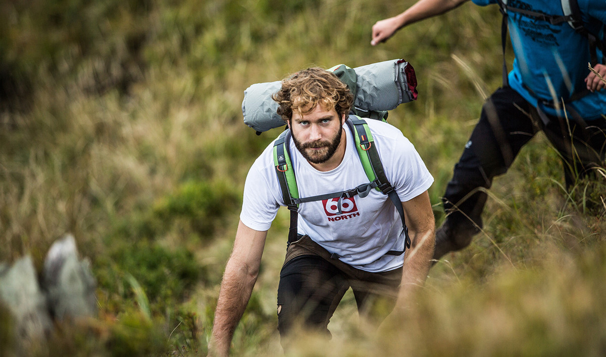 Isomatte, Zelt und Proviant einpacken und schon kann die Tour starten.